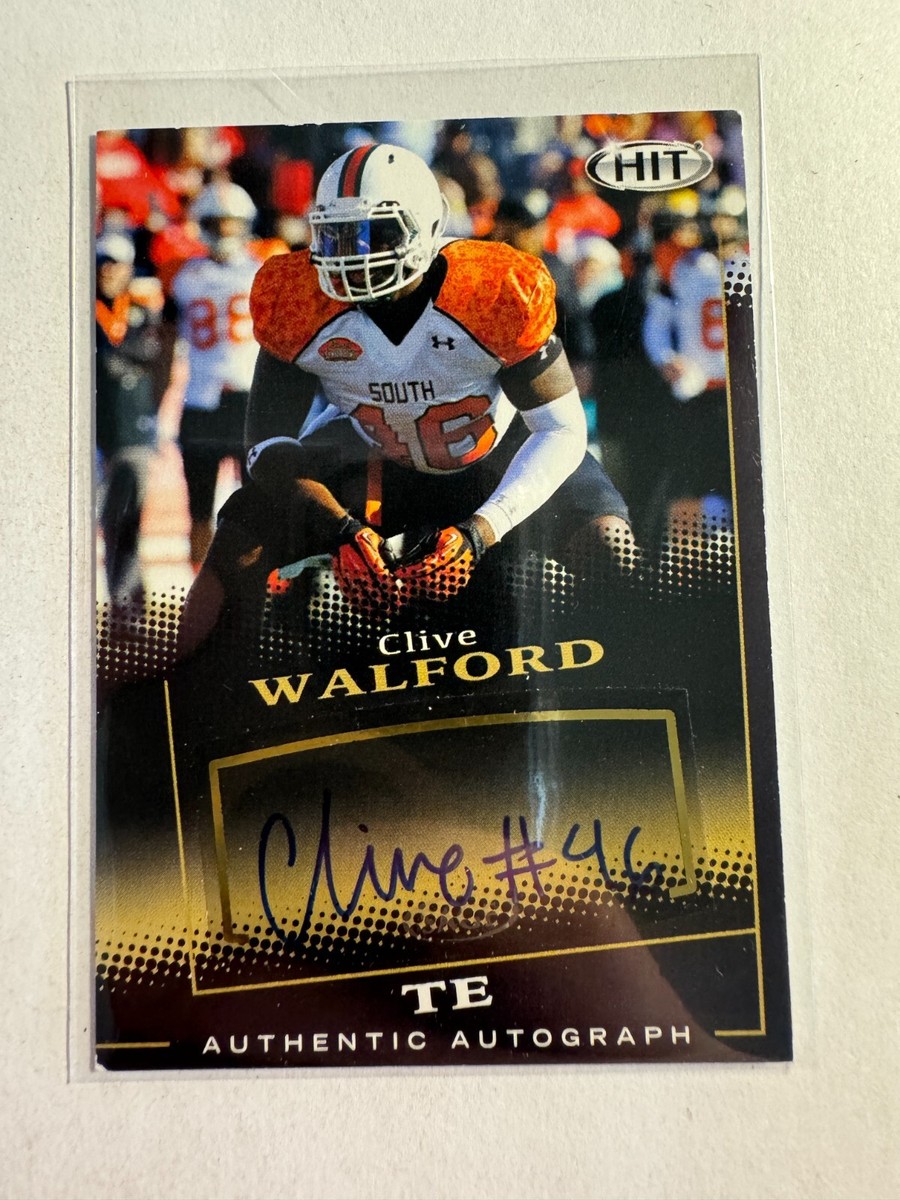 K142,406 2015 SAGE HIT Autographs Black #A46 Clive Walford Auto