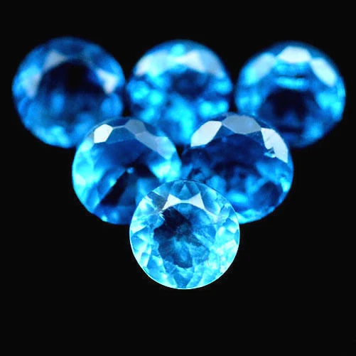 6 Apatite 2,5mm (VS) Rund - Bild 1 von 1