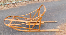 Antique Vintage Hall's Dog Sled by Frank Hall of Michigan Master Sled Builder