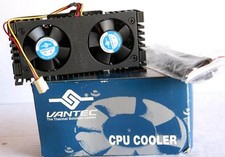 VANTEC DUAL FAN CPU COOLER - NEW/SURPLUS w/GUARANTEE