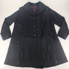 Remy Leather Black Blazer Size M