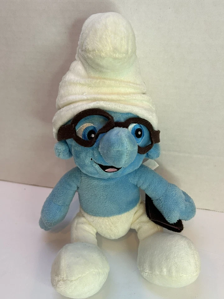 Smurf Build-A-Bear 2011 Brainy And Gutsy Plush 11” - Image 2 of 4