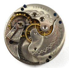 Vintage Elgin Grade 127 16s 11J Hunting Pocket Watch Movement lot.fc