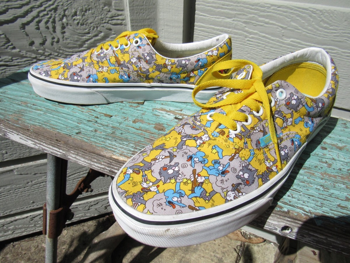 Vans Simpsons ERA Itchy Scratchy Sneaker Shoe US Mens 9.5  display picture 1