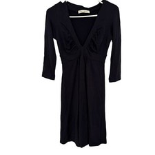 Susana Monaco 3/4 Sleeve Little Black Dress Size Small