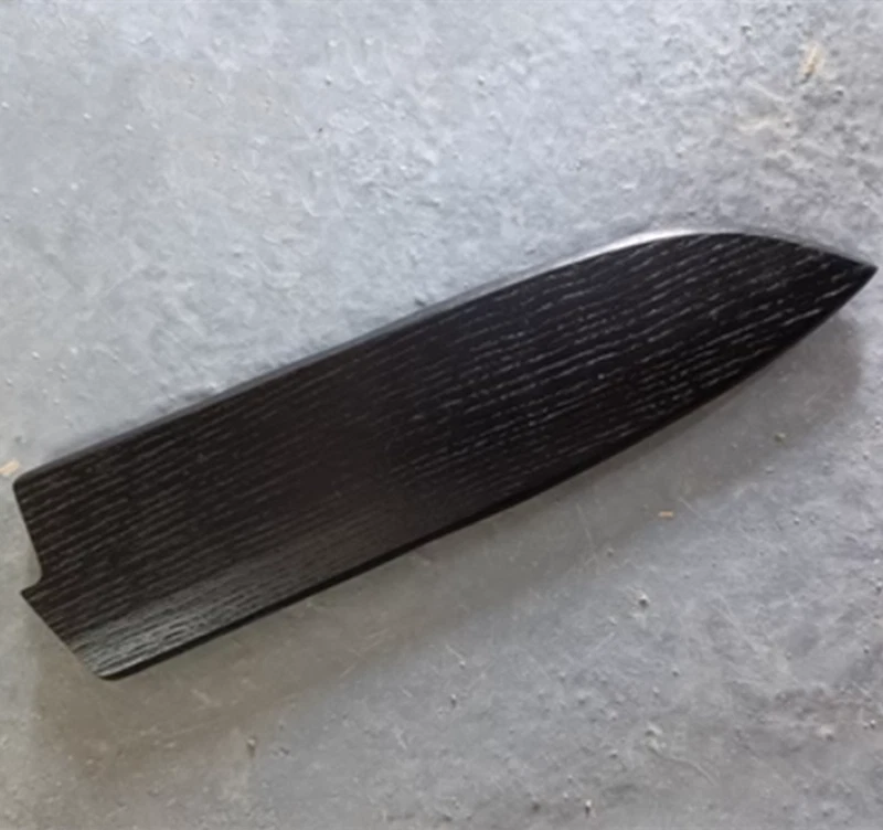 210mm Japanese Santoku Chef's Knife Sheath Wood Saya Knife Blade Guard Case Bag
