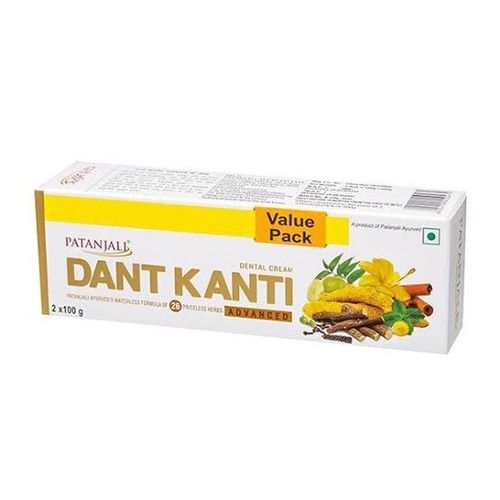 Patanjali Dant Kanti Tooth Paste - Advanced (Pack of 2 x 100 gm) - Picture 2 of 3