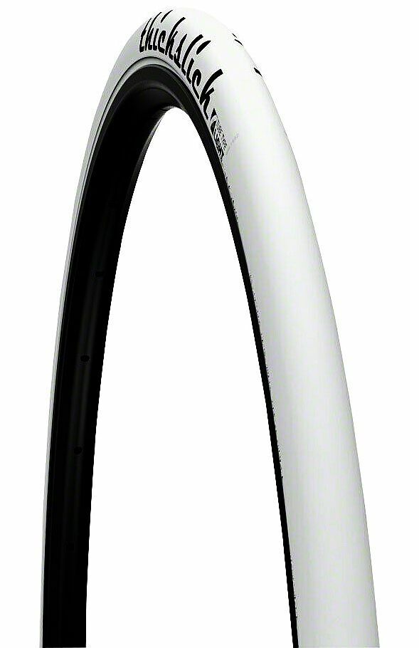 WTB Thickslick Comp 700c Slick Road Bike Tire white black WTB Thickslick Comp 700c Slick Road Bike Tire white black