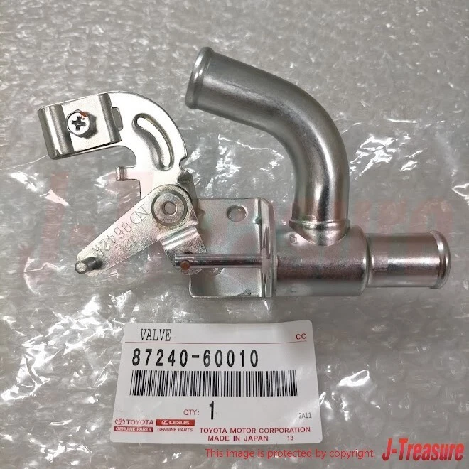 Válvula de control de agua calentador genuino Toyota Land Cruiser FJ40 FJ45 87240-60010 FABRICANTE DE EQUIPOS ORIGINALES Foto 3 de 4
