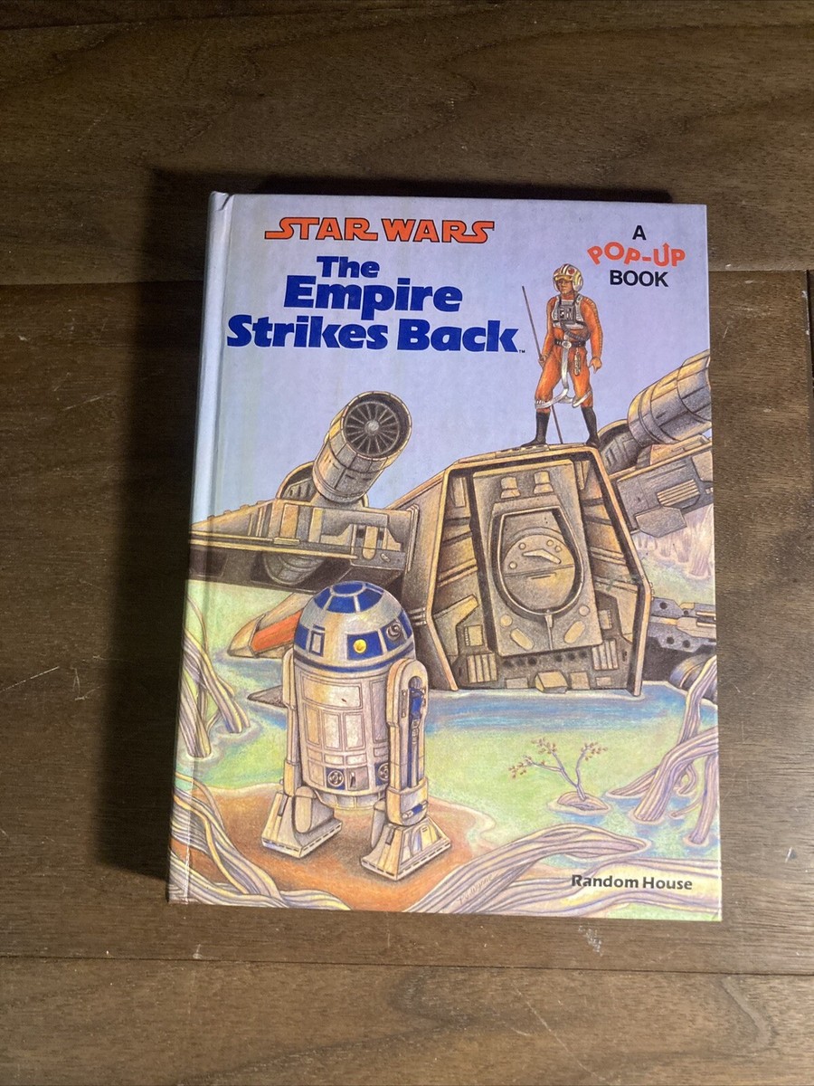 【貴重】STARWARS メカニカルスケッチ集 洋書 1980年代 THE EMPIRE STRIKES BACK Star Wars Pop Up Book 1980 Random
