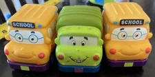 My B Toys 3 (2 busses & one garbage truck) Cute!