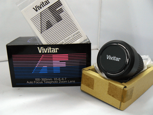 Vivitar lens - 100-300mm - f/5.6-6.7 - For Minolta or Sony Alpha cameras (NEW) - Picture 1 of 4