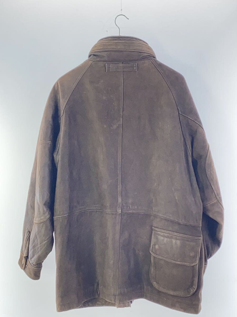 DESCENTE Leather Jacket Vintage 90s Blouson SIZE: 44 Brown DESCENTE Leather Jacket Vintage 90s Blouson SIZE: 44 Brown