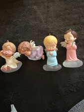 Hallmark Keepsake Series "Mary's Angels" Lot Of 4 Lily, iris, Bluebell, Rosebud