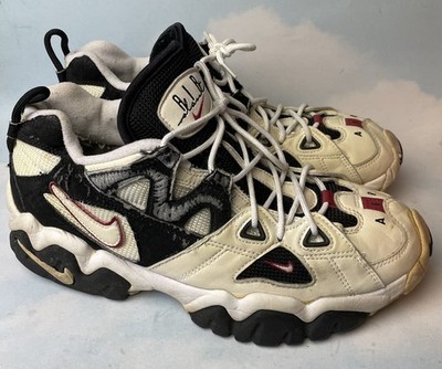 1996 Vintage Nike Air Slant Mens Size 13 White Black 678009-113
