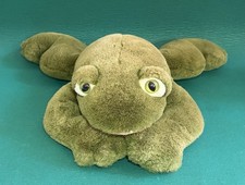 TY Classic Freddie Green Croaking Frog Plush Stuffed Makes Noise 1991 Vintage