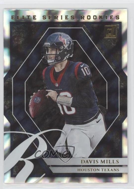 2021 Panini Donruss Elite Series Rookies Davis Mills #ESR-DMI RC o8g