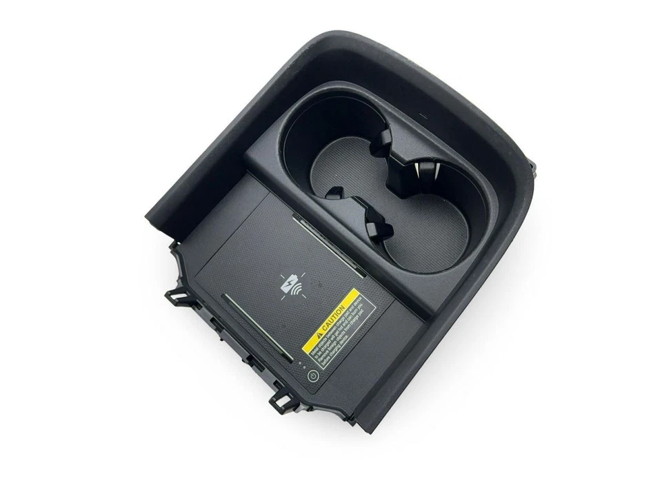 Держатель чашки на центральную консоль 2023-2025 Honda HR-V с беспроводным зарядным устройством черный - Изображение 3 из 4