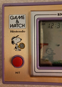 Nintendo Snoopy Tennis Game and Watch SP-30 1982, tested and working