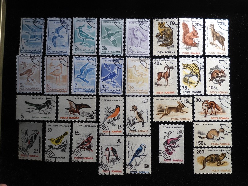 1991-93 Romania Stamps Lot of 30 CTO NHOG 