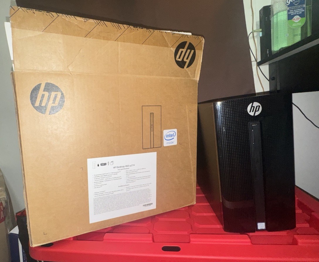 HP TG01 Pavilion (1TB, Intel 8-Core i7, 16GB Intel 8gb Sd) Desktop