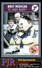 Bret Hedican 1992-93 Score Canadian #471 St. Louis Blues Rookie
