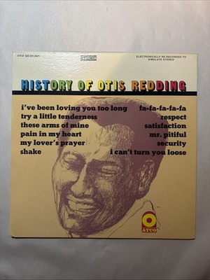 History Of Otis Redding  Record Vinyl LP    Atco SD  33-261 Stereo