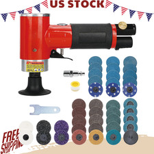 New 2 Air Right Angle Sander Kit 15000 Rpm Pneumatic Sander W 41 Roll Lock Dis