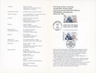1983 US Sweden Treaty of Amity Joint FDC # 2036 & Sweden # 1453 Ceremony Program