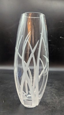 Vintage Marquis by Waterford Whispy Cut Crystal 12'' Vase Signed