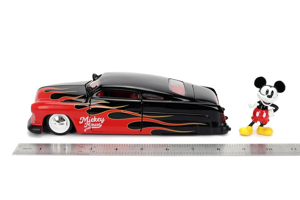 Jada Disney Vintage Mickey – 1951 Mercury – Hollywood Rides Moulé Voiture Jouets - Photo 3/4