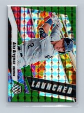 2021 Panini Mosaic #L4 Alex Bregman Launched Green Mosaic