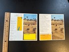 Travel Foldout Brochures Lot of 2 - Negev and Sinai 6 x 6 - Israel - Read — photo 3