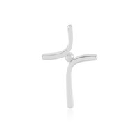 Cavill SilberanhäNger 925 Rhodiniert Mit 0,025Ct Diamant Rund Modern