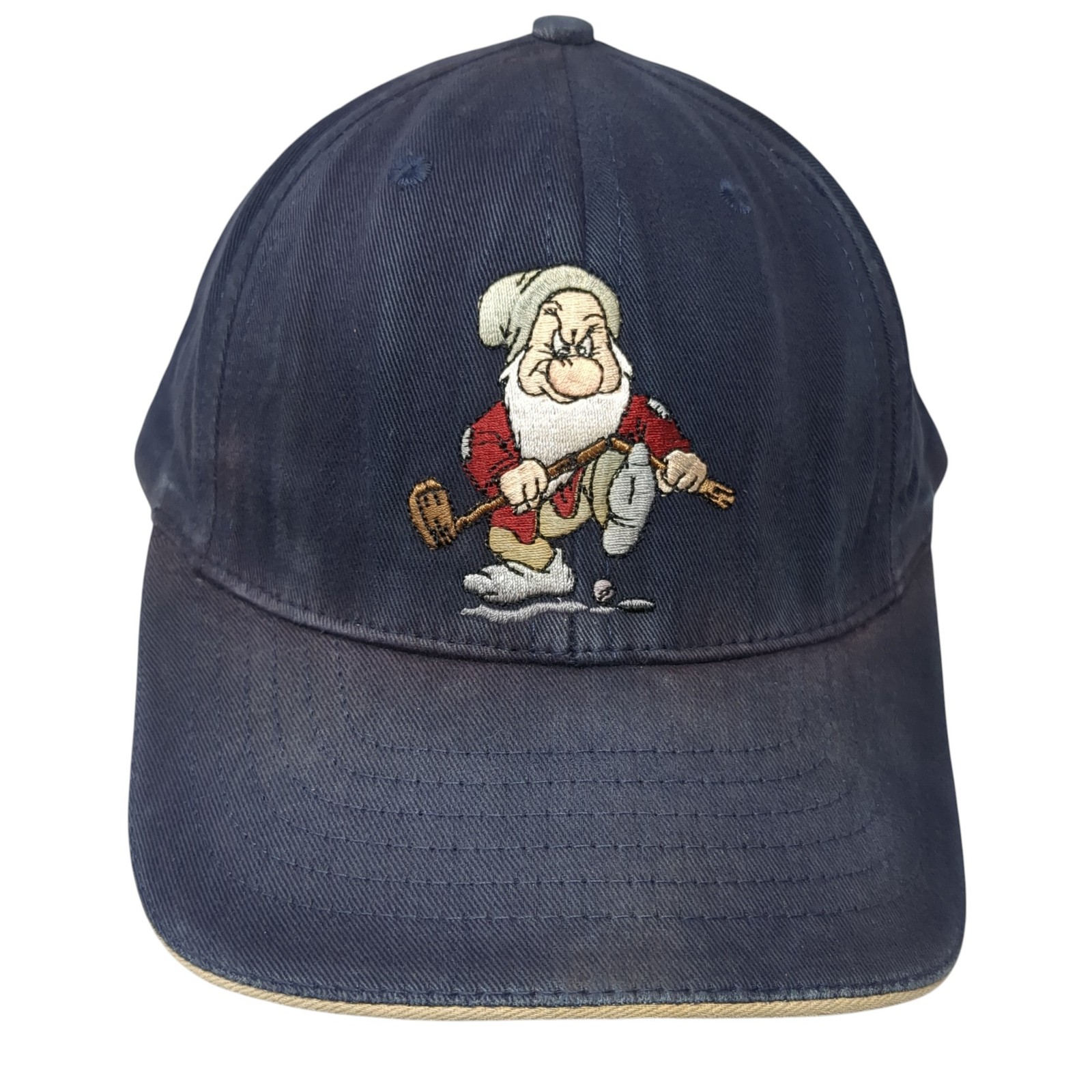 Grumpy Slideback Hat Blue One Size Adjustable Emb… - image 1