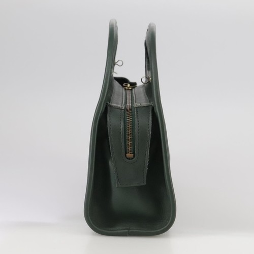 Coach Hand Bag Leather Green Auth 109432 - Picture 5 of 23