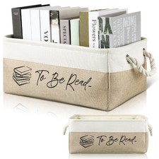 Book Lover Gifts TBR Book Storage Basket to Be Read List Storage Bin Bookish ...