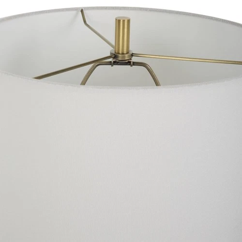 Uttermost Helena 36" High Modern Sculpture White Ceramic Table Lamp - Picture 7 of 7
