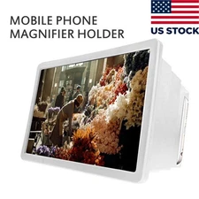 Mobile Phone Screen Magnifier HD Portable Stretchable Amplifier Telescopic US