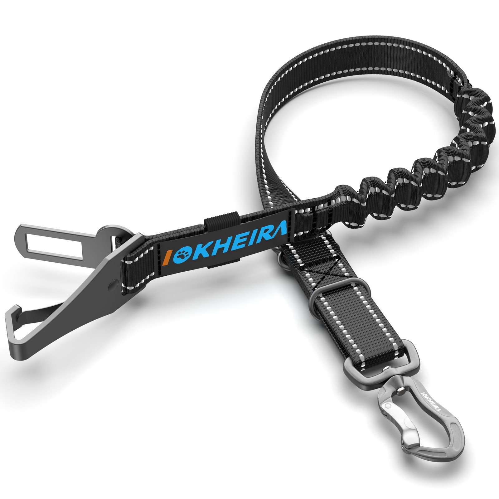 Cintura Sicurezza Cane Auto IOKHEIRA - Sistema Anti-Shock Professionale