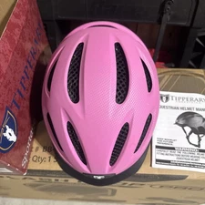 Tipperary Sportage Helmet-8500-Equestrian Riding Pink XS 6 1/4- 6 3/8