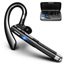 Trucker Wireless Mic Blue Parrot Bluetooth Noise Cancelling Headset Earpiece New