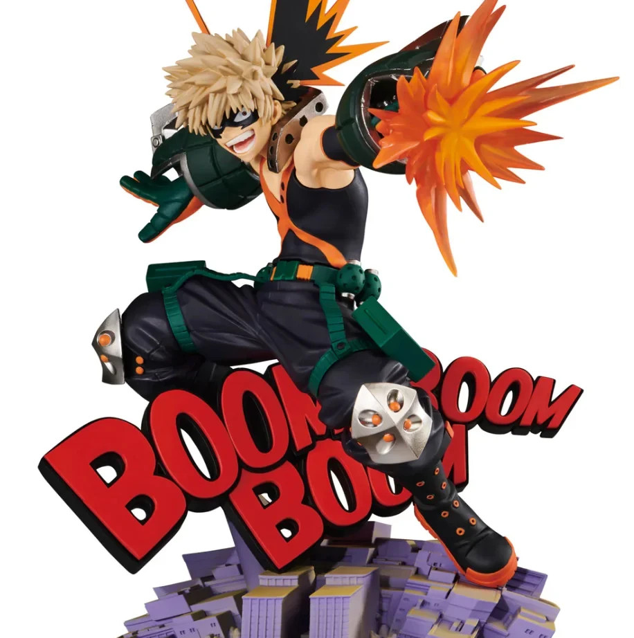 Figurine Deku et Bakugo The Anime Dioramatic pour décorer un bureau de gamer en herbe