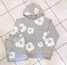 Denim Tears Gray Hoodie Size M