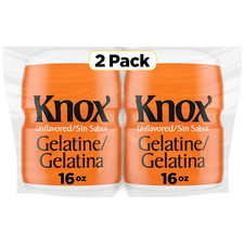 Unflavored Gelatin, 2 Ct Pack, 16 Oz Canisters