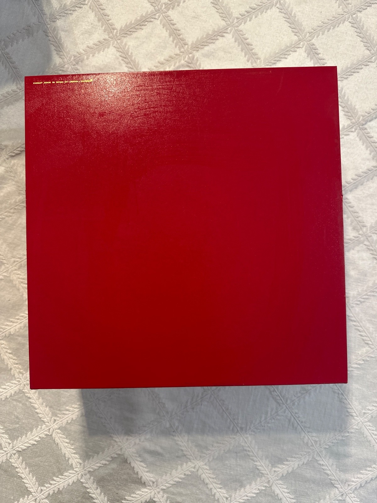 Remy Martin Louis XIII Cognac Empty Coffin Clamshell Box w/ Brochure