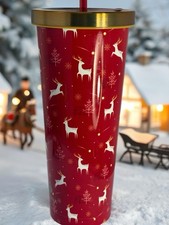 Vaso frío de reno de Navidad MANNA 24 oz…