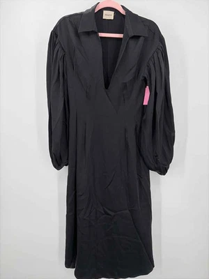 Pre-Owned Khaite Black Size 2 Long Long Sleeve Dress