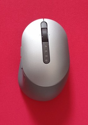 DELL MS5320W, ergonomische, drahtlose 7-Tasten-Maus, gebraucht. Mit USB-Dongle.