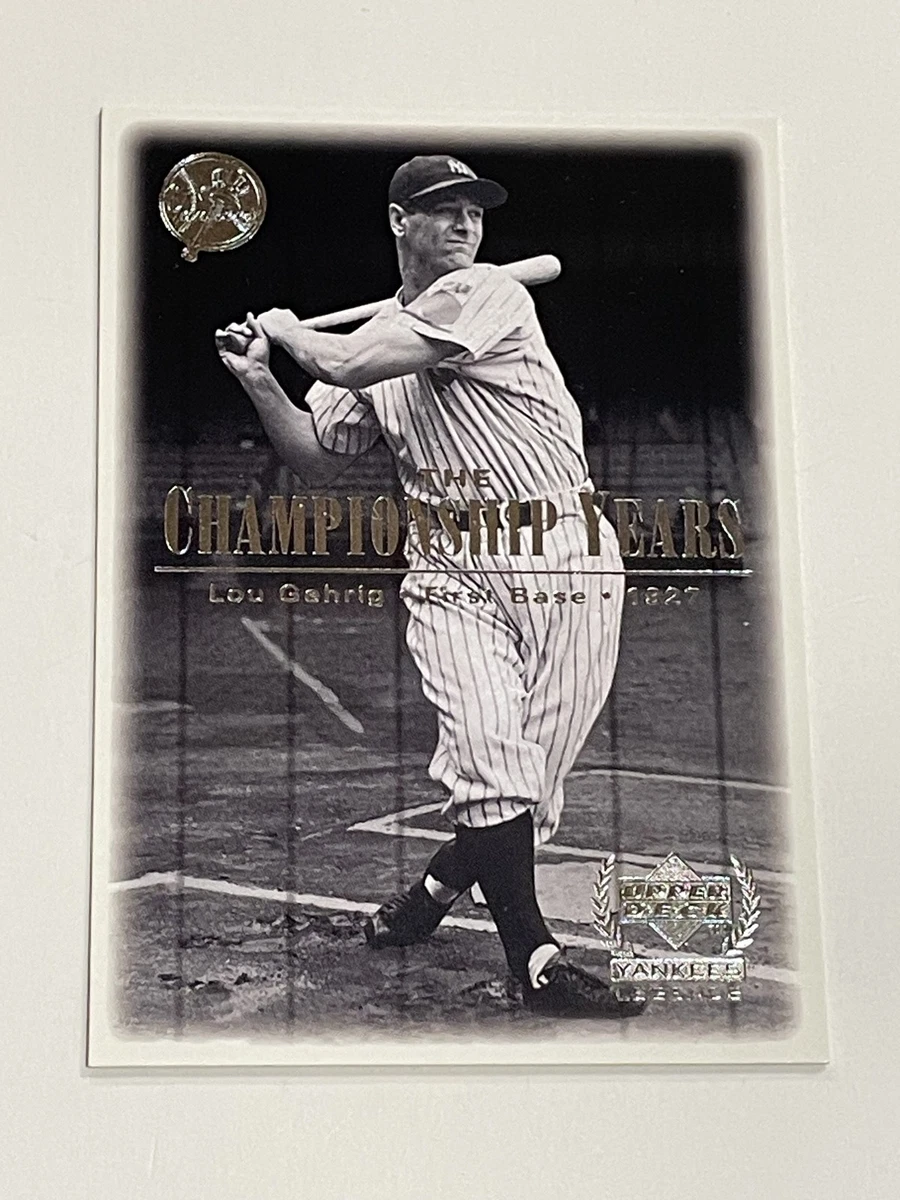 Upper Deck Lou Gehrig Baseball Sports Trading Cards & Accessories